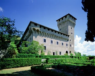 Villa il Trebbio, S. Piero a Sieve, comenzada en 1451